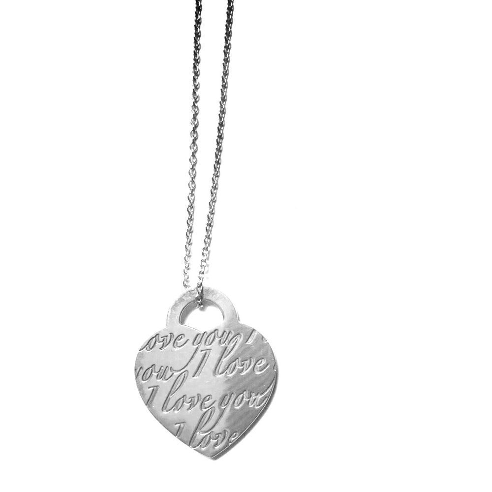 Tiffany & Co. “I love you” Necklace